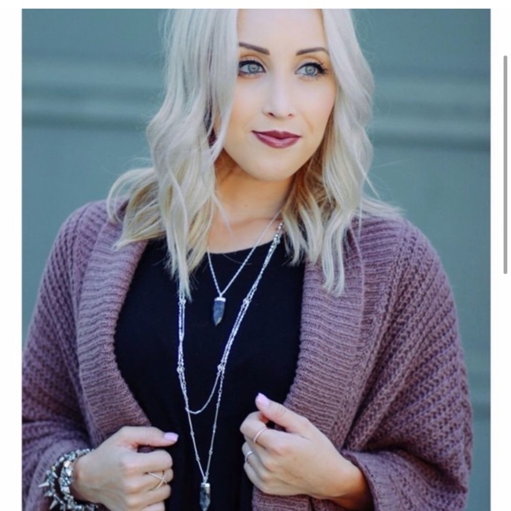 Stella & Dot Silver Versatile Aria Pendant Necklace